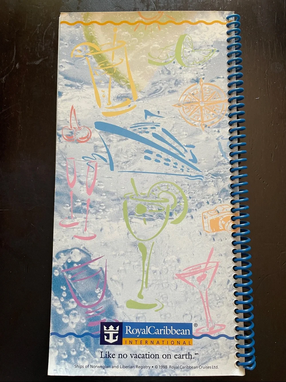 Royal Caribbean Ocean Potions Cocktail Recipe Book